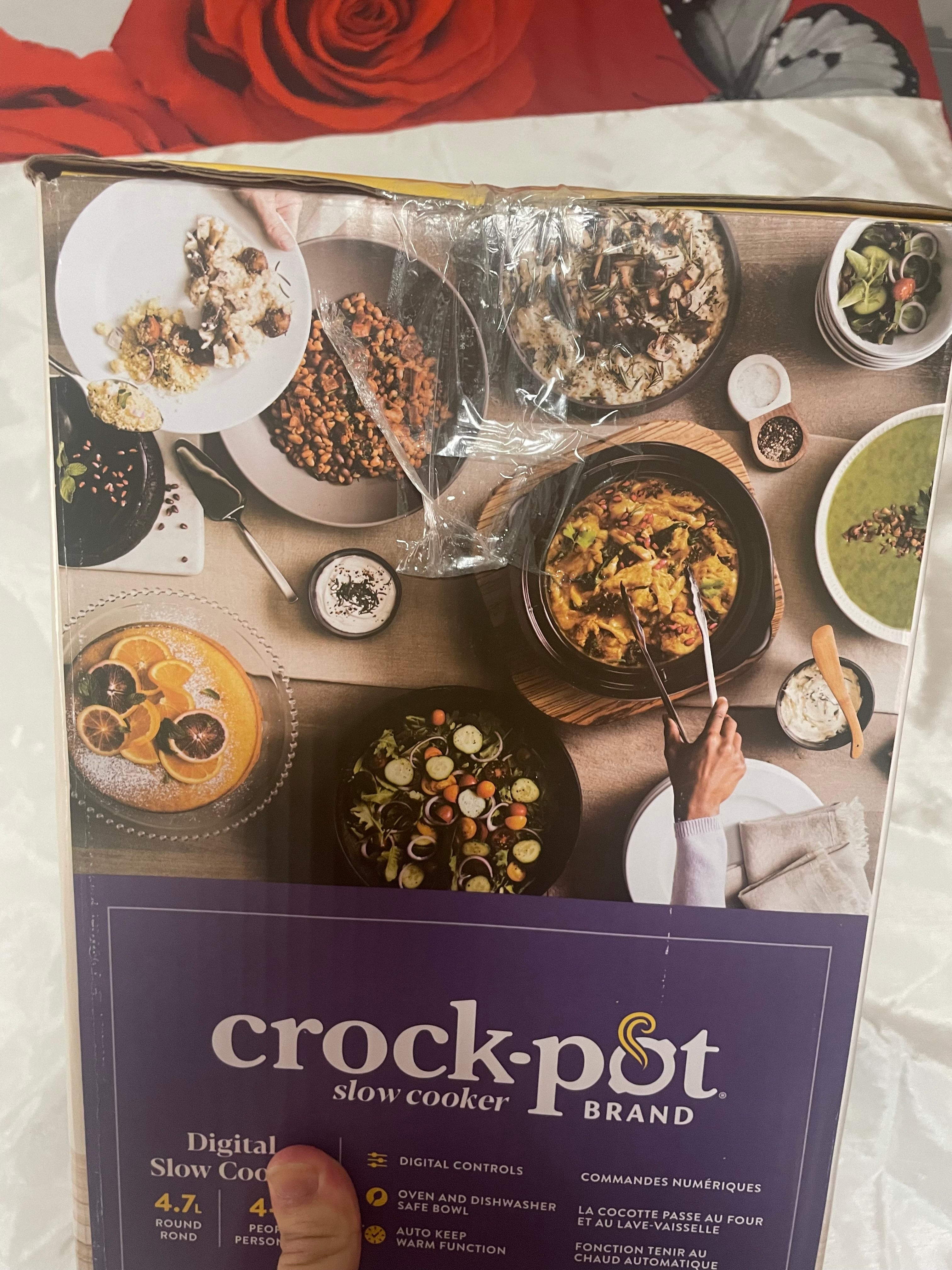 Crock-Pot Olla de Cocción Lenta Digital (4.7 Litros)